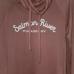 Fat Nancy's Tackle Shop Ladies Salmon River Turtleneck