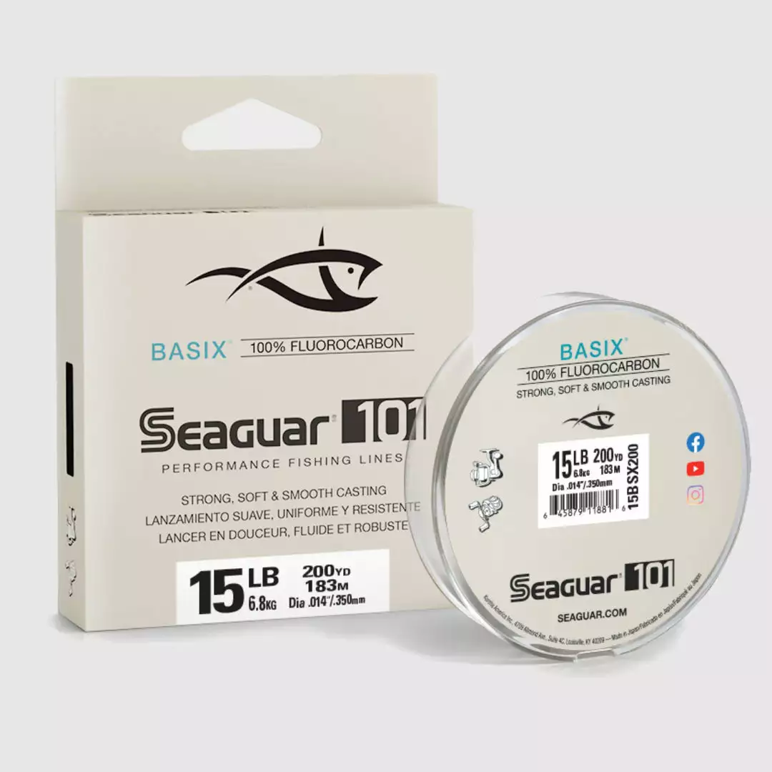 Fishing Line Seaguar Basix 100% Fluorocarbon