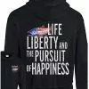 Fat Nancy's Tackle Shop Fat Nancy's Life Liberty Happiness Hoodie