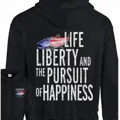 Fat Nancy's Tackle Shop Fat Nancy's Life Liberty Happiness Hoodie