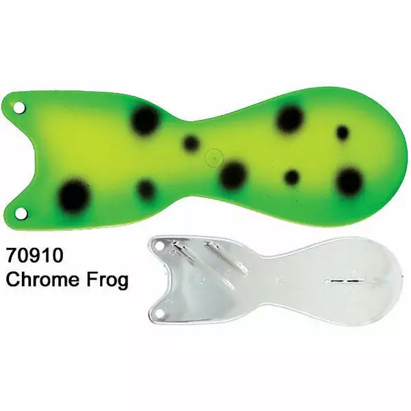 Lures Dreamweaver Spin Doctor Flasher Chrome Frog