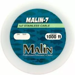 MALIN 7-STRAND STAINLESS STEEL WIRE 1000FT BRITE Fishing Line