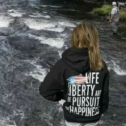 Fat Nancy's Tackle Shop Fat Nancy's Life Liberty Happiness Hoodie