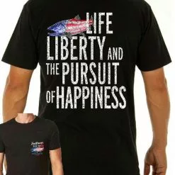 Fat Nancy's Tackle Shop Apparel Fat Nancy's Life Liberty Happiness T-Shirt