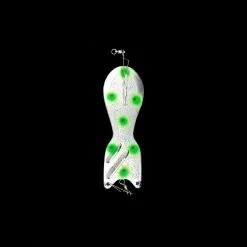 Dreamweaver Spin Doctor Flasher UV Chrome Grn/Blk Dot Lures
